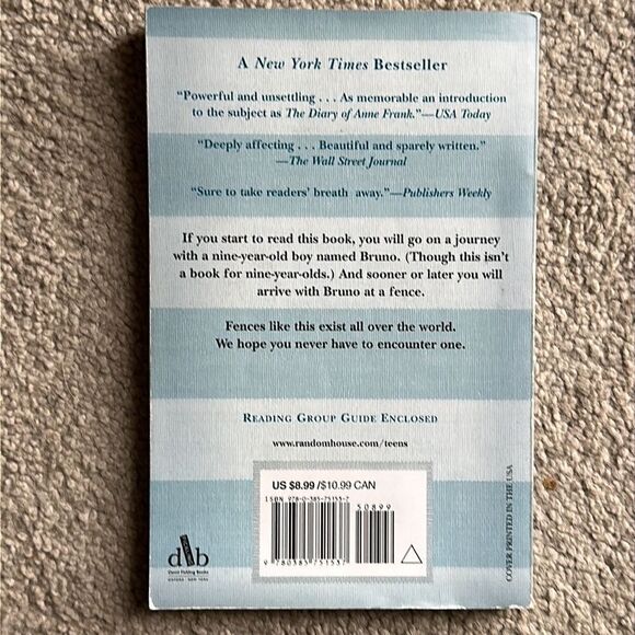 “The Boy in the Striped Pajamas” by John Boyne - Picture 2 of 5